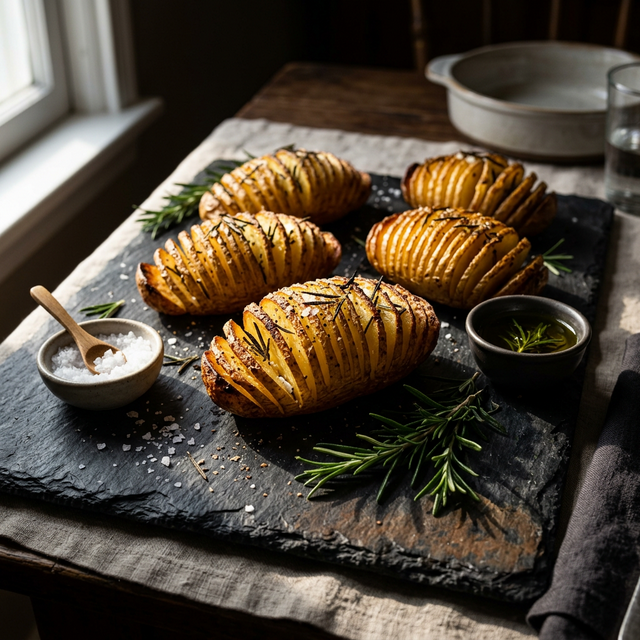 Hasselback Potatoes